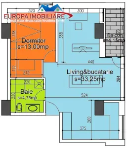 Apartament 2 camere in bloc nou de vanzare - foto 10