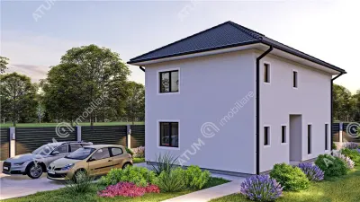 Casa individuala finisata la cheie de vanzare in Cristian 4 camere si 116 mp utili - Sibiu