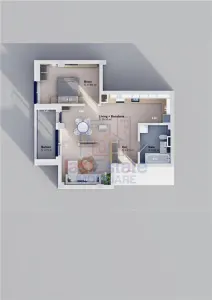 Apartament cu doua camere Rediu cu vedere la lac - foto 6