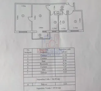 Alexandru cel Bun - Apartament 3 camere etaj intermediar - foto 2
