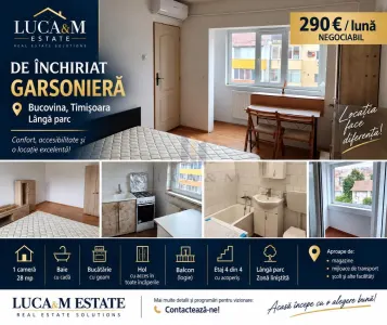 Apartament 1 camera zona Bucovina/Mall - Timisoara