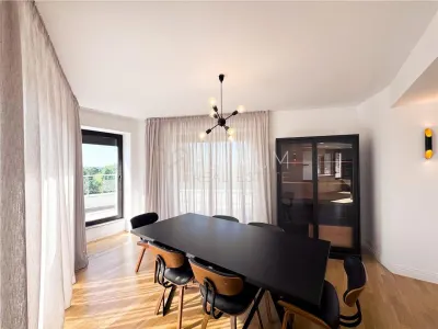 Apartament tip Penthouse de inchiriat 4 camere Soseaua Nordului - foto 12