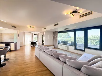 Apartament tip Penthouse de inchiriat 4 camere Soseaua Nordului - foto 4