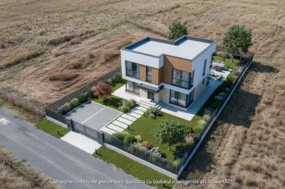 Teren intravilan 1.000 mp - deschidere 39 m, proiect locuinta P+1E – Branesti - Branesti