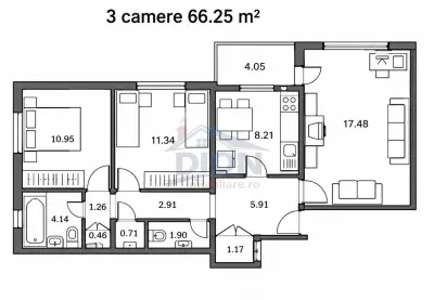 APARTAMENT 3 CAM,  DRISTOR - foto 8