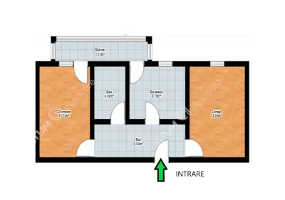 De inchiriat apartament cu 2 camere decomandate balcon si loc de parcare subteran in zona Turnisor din Sibiu - foto 7