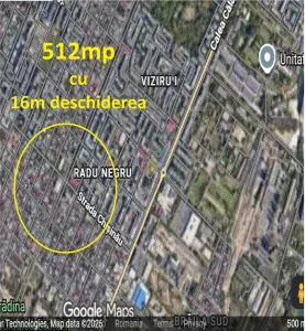 Teren intravilan 512 mp, 16 m deschidere, Radu Negru - Vizirului - foto 2
