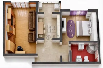 Lipovei, 2 Camere, Decomandat, Centrala proprie, Clima - foto 6