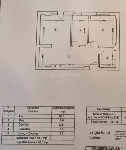 2 cam Rahova, Teius,curte proprie, parcare, mobilat, utilat - foto 2