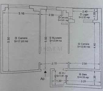 Girocului, 2 Camere, Decomandat, Centrala Proprie, Clima, Bloc Izolat - foto 6