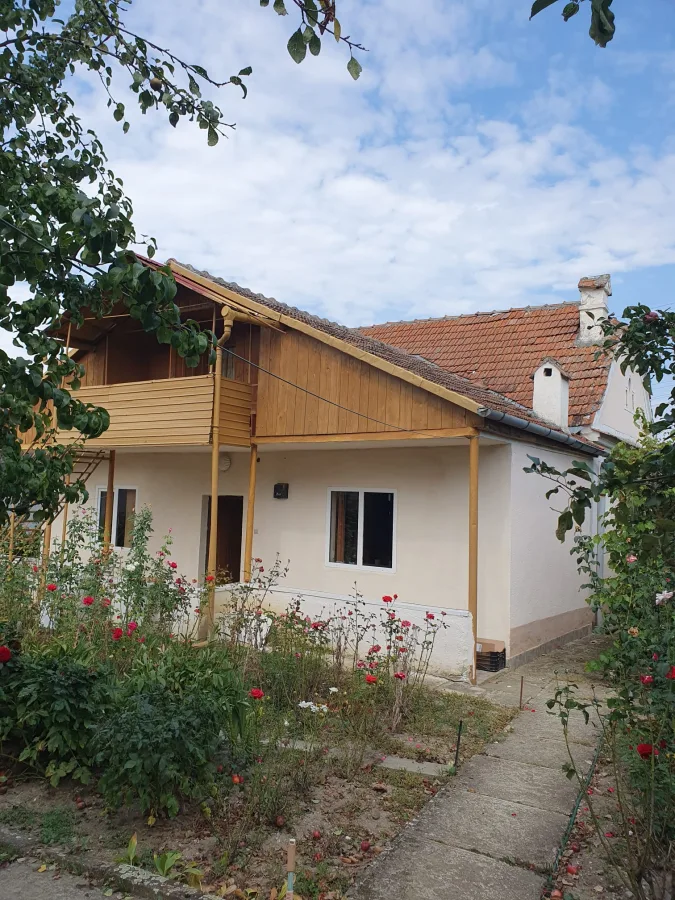 Casă cu 3 camere și pivniță, teren 3000 mp, utilități complete - Rosia