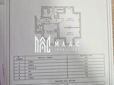 Apartament spatios la cheie 43 mpu Viile Sibiului - foto 2