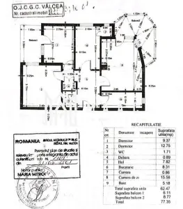 Apartament de vânzare Râmnicu Vâlcea | Central | 3 camere, 62 mp - foto 11