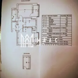 Apartament 2 camere de vânzare | Ultracentral, Vâlcea | 55 mp - foto 3