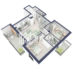 Apartament 3 camere | Balcoane 16.2 mp | Etaj 1 | Turnisor - foto 4