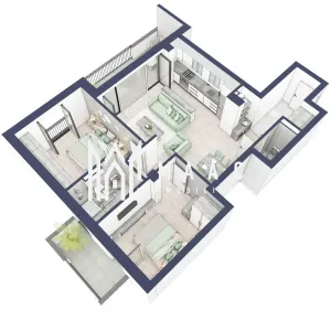Apartament 3 camere | Balcoane 16.2 mp | Etaj 1 | Turnisor - foto 5