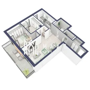 Apartament 3 camere | Balcoane 15.1 mp | Etaj 1 | Turnisor - foto 3