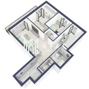 Apartament 3 camere | Balcoane/Terase 31.7 mp | Gradina ca. 61mp | Turnisor - foto 2