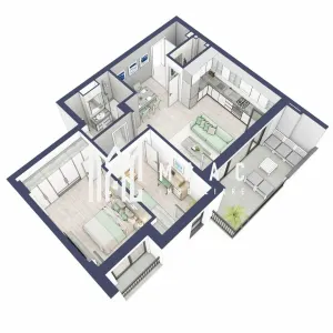 Apartament 3 camere | Balcoane 10.6 mp| Gradina ca. 84mp | Turnisor - foto 3