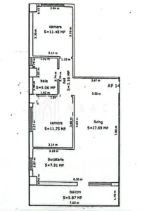Apartament 3 camere | 67 MPU | 2 locuri de parcare | Turnisor - foto 7