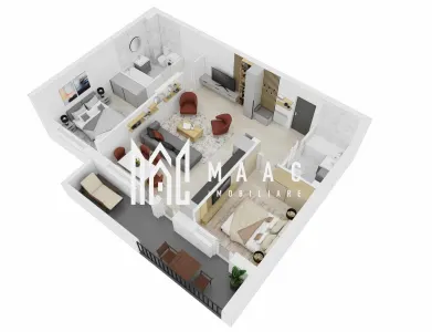Apartament 3 camere I 64 mp I Sibiu I Doamna Stanca I 2 băi I balcon 10 mp - foto 2