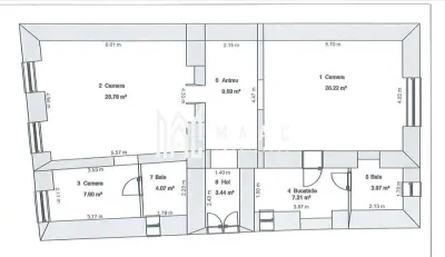 Apartament la casă  | 5 camere | 91 MPU | Regim Hotelier | Ultracentral - foto 5