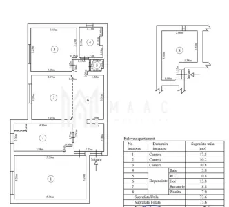 Apartament 3 camere | Parter înalt | Pivnita | Terezian - foto 15