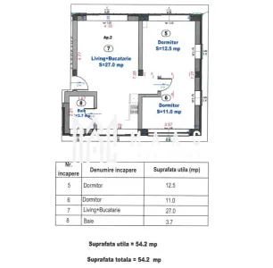 Apartament cu 3 camere | 54 MPU | Balcon | 2 locuri de parcare | Turnișor - foto 3