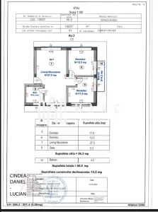 Apartament 3 camere | 56 MPU | Balcon | 2 Locuri de Parcare | Turnisor - foto 7