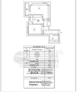Apartament 2 camere Galata Iasi, bloc intabulat, 57 mp, parcare subterana inclusa, mutare imediata - foto 3