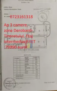 SPATIOS! Ap 3 camere, Etaj intermediar, zona Dorobanti-Tineretului - Braila
