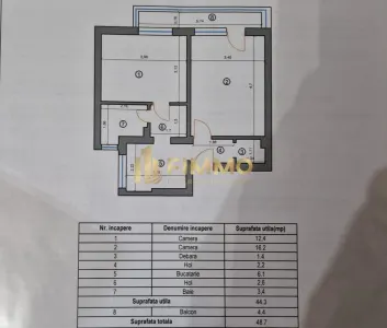 Apartament 2 cam| Mobilat & Utilat| ET 1| Central |Suceava| ID:1988 - foto 6