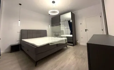 Apartament mobilat lux 55 mpu 2 camere parcare terasa in Evolution - foto 10