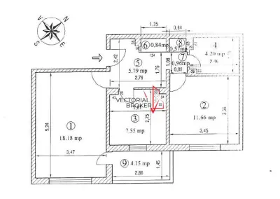 2 camere Baba Novac Aurel Botea Renovat Integral - foto 4