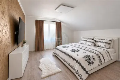 Casa moderna 4 camere pivnita 264mp teren zona Tineretului - foto 5
