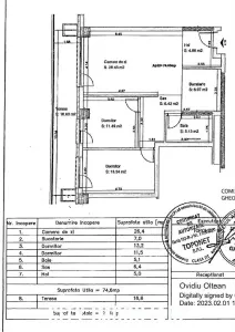 Apartament 3 camere LUX, 75 mp + terasa, bloc nou, Zorilor, str. Frunzisului - foto 27