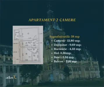 Apartament 2 camere | Etaj 1| Decomandat | Alexandru cel Bun | Renovat total - foto 17