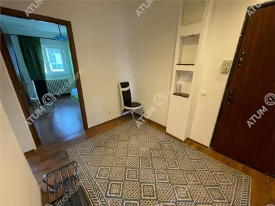 De inchiriat apartament cu 3 camere decomandate si balcon tip loggie in zona Vasile Aaron Sibiu - foto 16