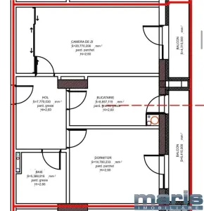 Apartament cu 2 camere et 2 la  Skyline City amenajat cu parcare - foto 7