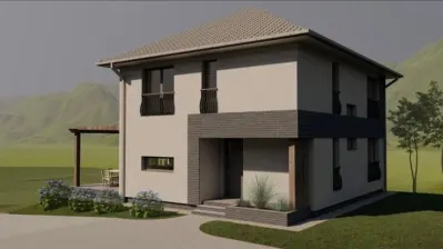 Casa individuala de vanzare, 5 camere, dressing, 3 bai, 600mp curte - foto 2