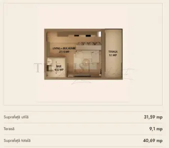 Apartament Studio de Vanzare | Proiect Nou | COTROCENI | TAXARE INVERSA - foto 2