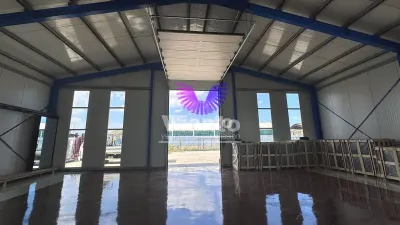 Hala industriala 600 mp si curte libera 700 mp, - Parcul Industrial Sura Mare - Sura Mare
