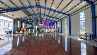 Hala industriala 600 mp si curte libera 700 mp, - Parcul Industrial Sura Mare - foto 4