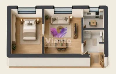 COMISION 0% Apartament 2 camere mobilat si utilat etaj 1| Tiglari - foto 11
