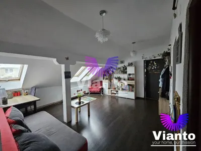 Apartament 2 camere la mansarda | Zona Turnisor | Bloc la curte - Sibiu