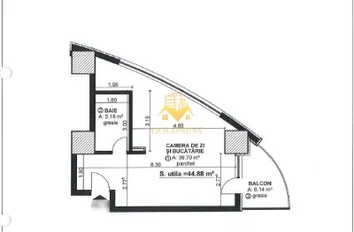 ULTIMELE APARTAMENTE LA OFERTA! 45mp Bloc 2021! Etaj 19 view Panoramic - foto 7