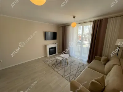 De inchiriat apartament modern cu 2 camere decomandate balcon si loc parcare in zona Brana din Selimbar - foto 2