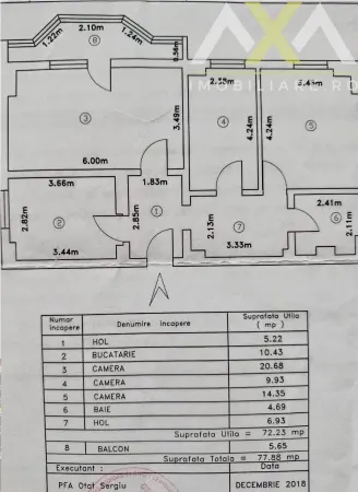 Apartament 3 camere Iași - poza 1