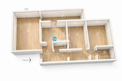 Apartament 3 camere de vanzare in zona Nicolina Belvedere 72 mp 2 bai - foto 9