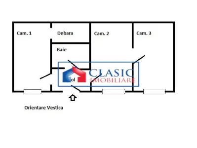 Vanzare apartament 2 camere pentru investitie Centru zona USAMV Platinia, Cluj-Napoca - foto 6